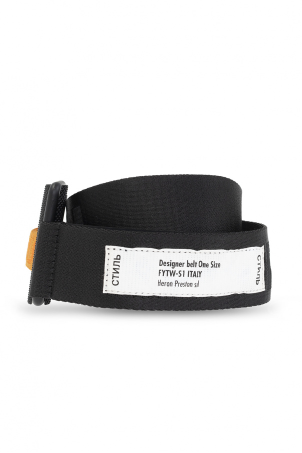 Belt with logo Heron Preston - SchaferandweinerShops Rwanda